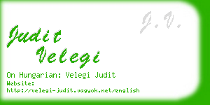 judit velegi business card